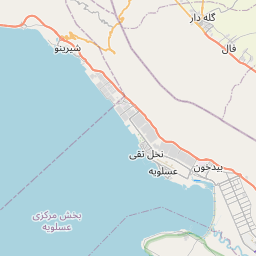 نقشه عسلویه