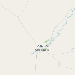 Сорокино на карте.
