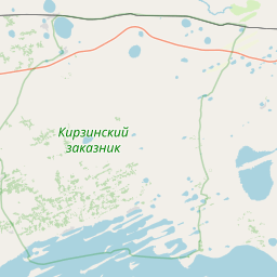 Кирзинский заказник карта